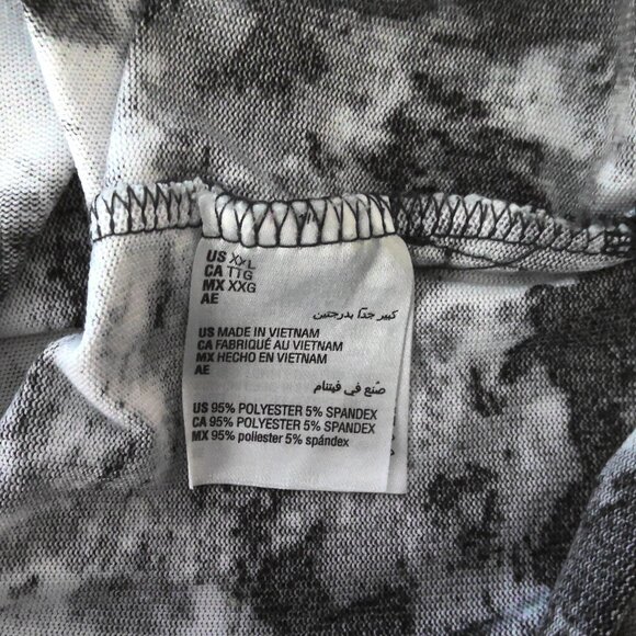 New Jenni Intimates Tie Dye Casual Top Sleep Top Stretch Knit Pullover NWOT XXL - Picture 5 of 6